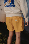 The Salty Circle Golden Hour Yellow Recycled Swim Shorts