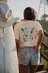 the salty circle ocean vibes organic cotton t-shirt 