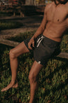 The Salty Circle Forest Green Recycled Swim Shorts