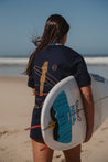 Organic Cotton Surfer Navy Blue T-shirt