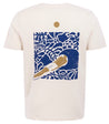 the salty circle organic cotton t-shirt graphic surfer