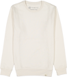 Ivory crewneck sweatshirt organic cotton surf waves