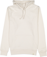 ivory White hoodie sweatshirt organic cotton surf waves